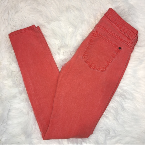 Vince Denim - Vince Crop Skinny Ankle Jeans - Tomato